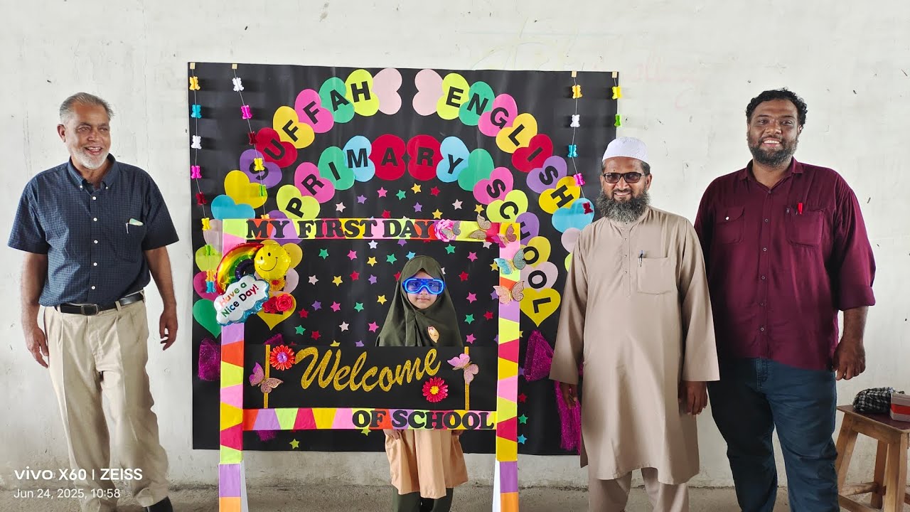 First day welcome Suffah Primary school Akola #suffah #school
