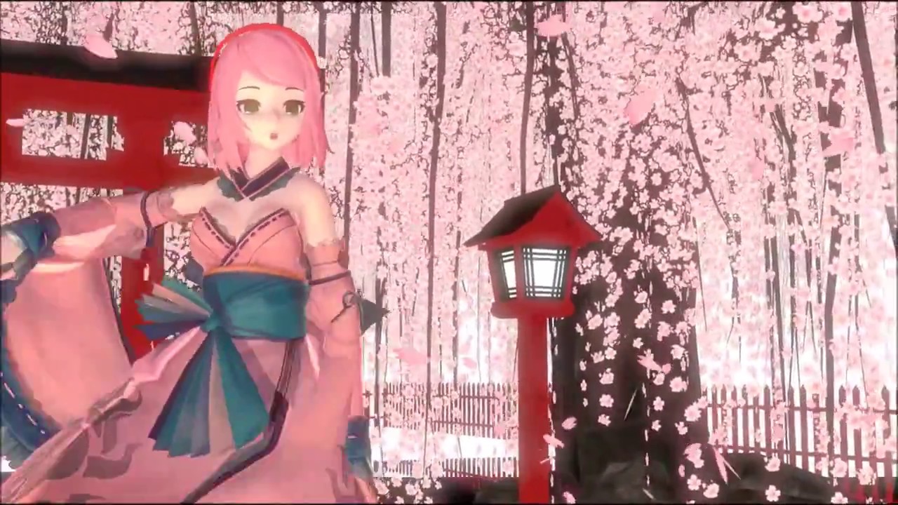 MMD Yume to Hazakura - Sakura Haruno