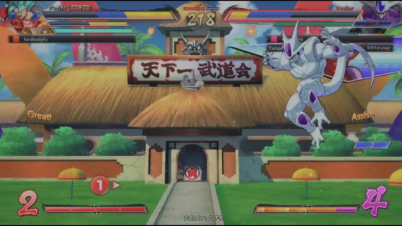 DRAGON BALL FighterZ red vs purple hard fight #notagamer