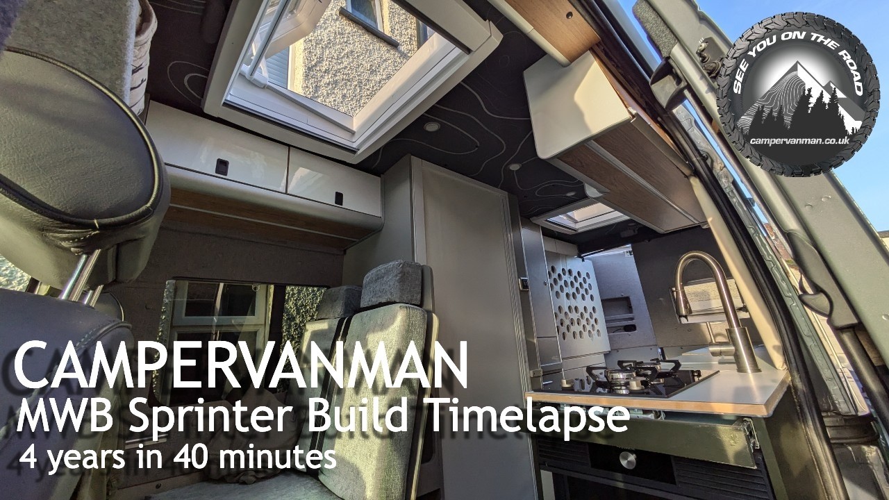 Bolt the MWB Mercedes Sprinter Camper Build - 4 years in 44 minutes #timelapse