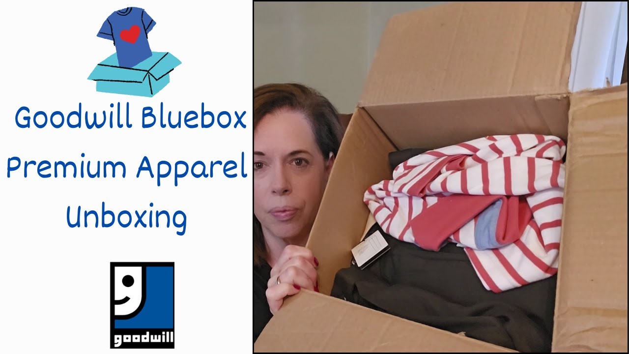Goodwill Bluebox Premium Apparel Box Unboxing