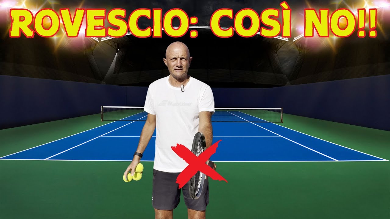 ROVESCIO ad una mano: il MOVIMENTO a COLPIRE