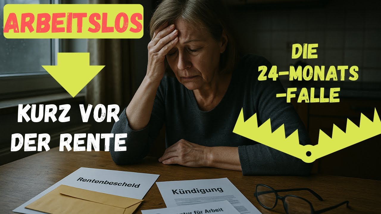 Arbeitslos mit 63 und trotzdem volle Rente? Vermeide die 24-Monats-Falle und rette deine Rente.