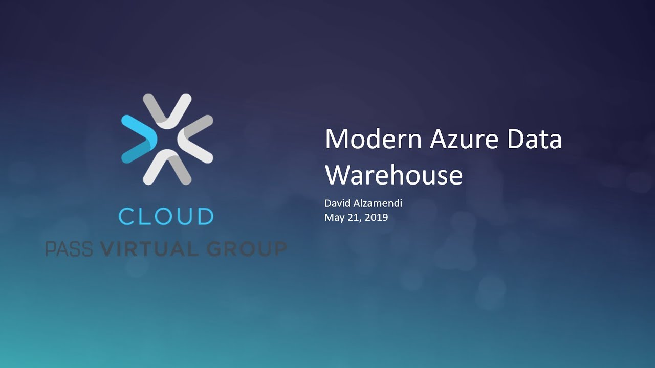 Modern Azure Data Warehouse with David Alzamendi