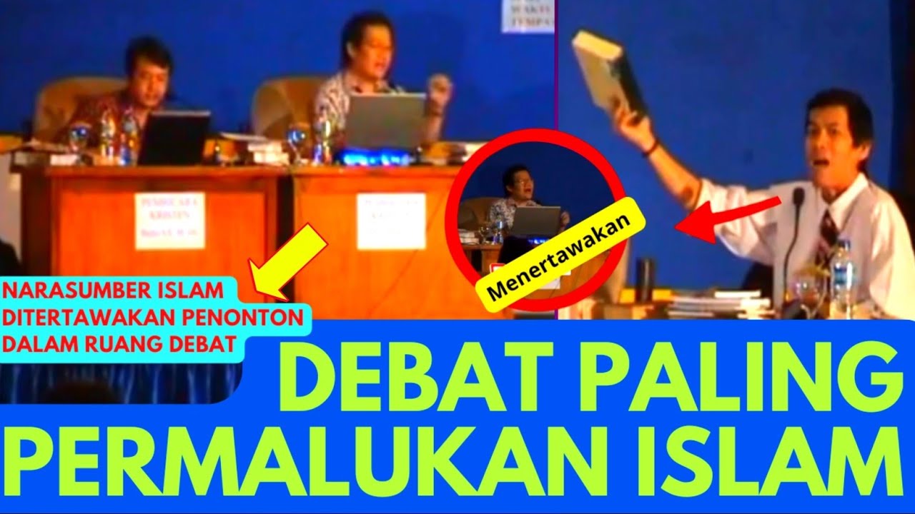 DEBAT PALING PERMALUKAN ISLAM‼️Narasumber Islam Ditertawakan Dalam Ruang Debat Lintas Agama‼️