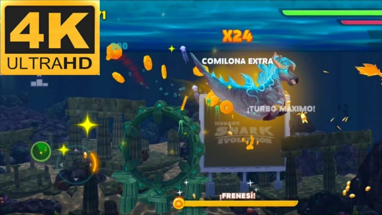 HUNGRY SHARK / GAMEPLAY 4K SIN COMENTARIOS 