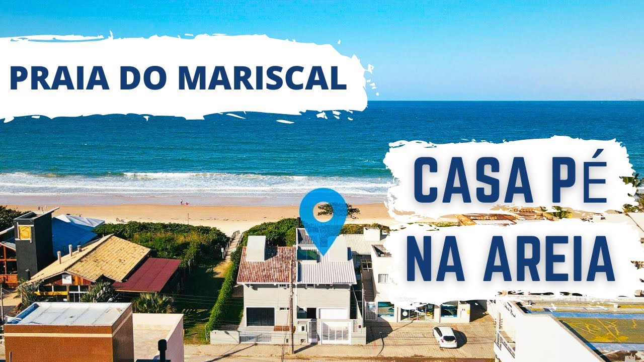 Casa Pé Na Areia Para Locação De Temporada na Praia do Mariscal em Bombinhas – SC