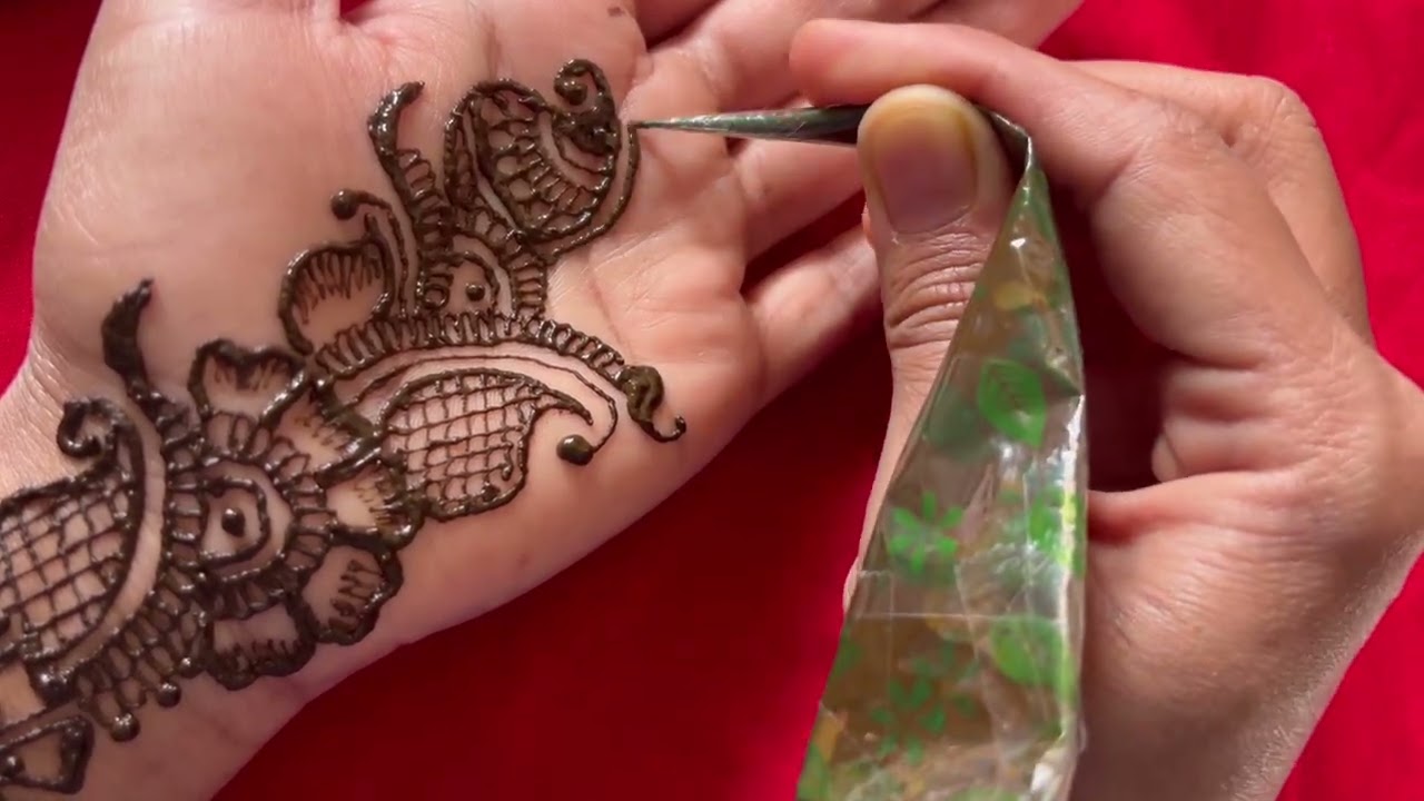 Easy Arabic mehndi design || mehandi ka design 