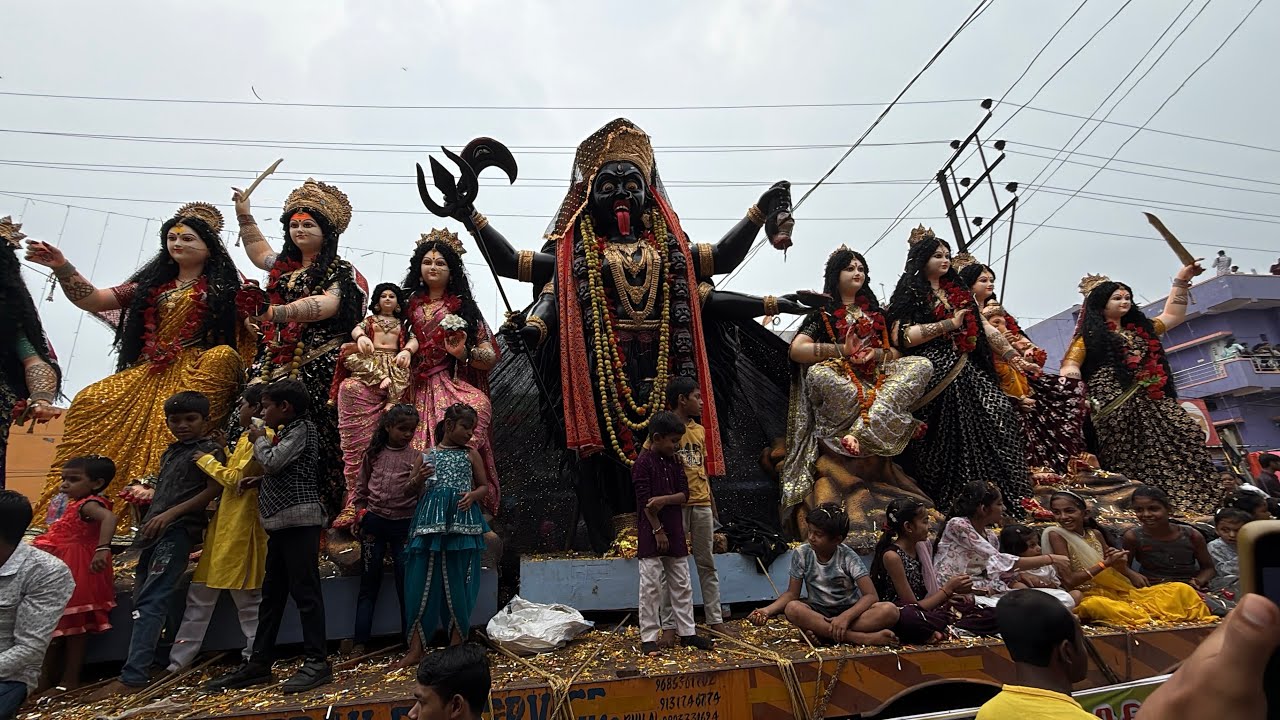 || Mata Visarjan Ram Nagar Raipur 2025 || Full Mahol || Jawara || Mata Rani || Dj || Dhamal ||