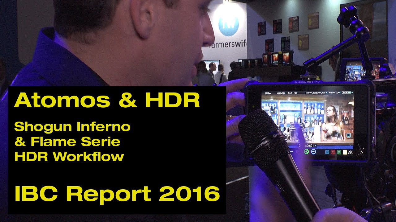 Atomos Shogun Inferno - Interview mit Jeremy Young (ibc Report 2016 in 4K)