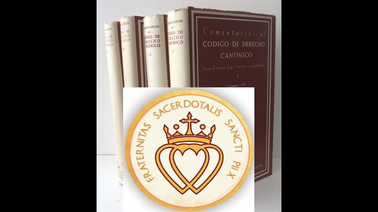 La FSSPX y el Derecho Canónico I (nacimiento de la FSSPX)
