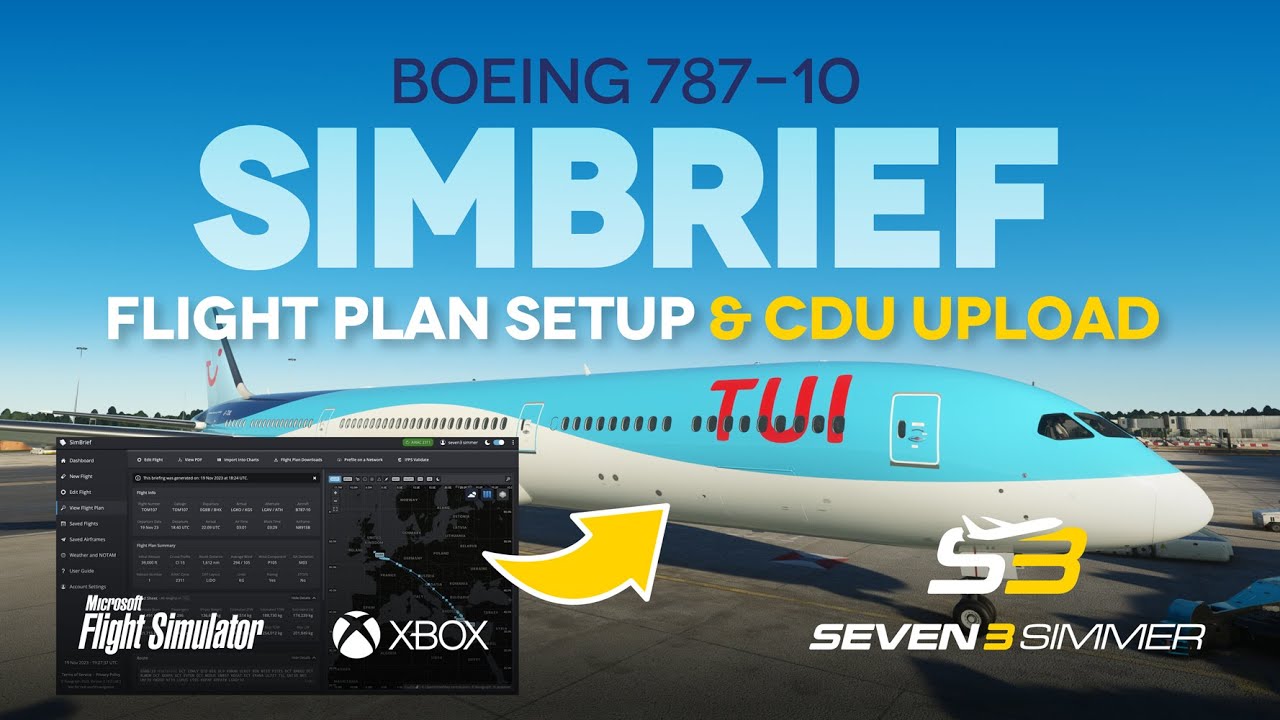 РУКОВОДСТВО ПО НАСТРОЙКЕ ПЛАНА ПОЛЕТА 787-10 Simbrief #microsoftflightsimulator #msfs2020 #msfs #...