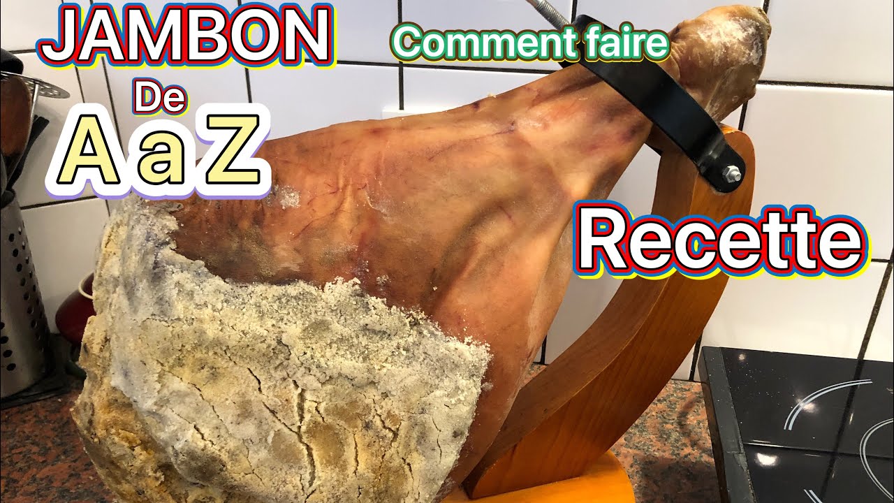 Recette jambon cru sec fait maison comment fair de A a Z dégustation #jambon#Jamboncru#jambonsec