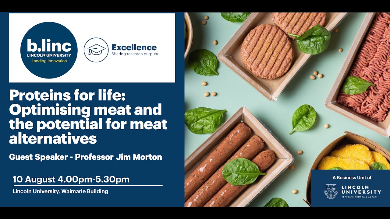 Proteins for life: Optimising meat and the potential for meat alternatives