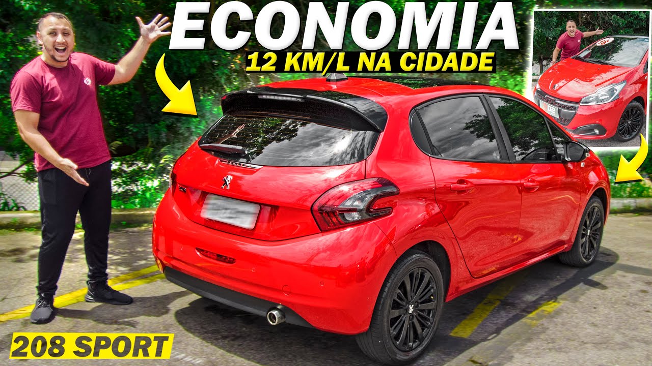 UM CARRO ECONOMICO, BARATO E COM TETO PANORAMICO😱 PEUGEOT 208