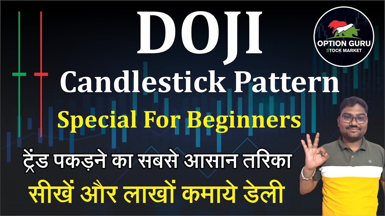Doji Candlestick Pattern, What is Doji, Option Guru Stock Market, Doji Candle in Hindi,