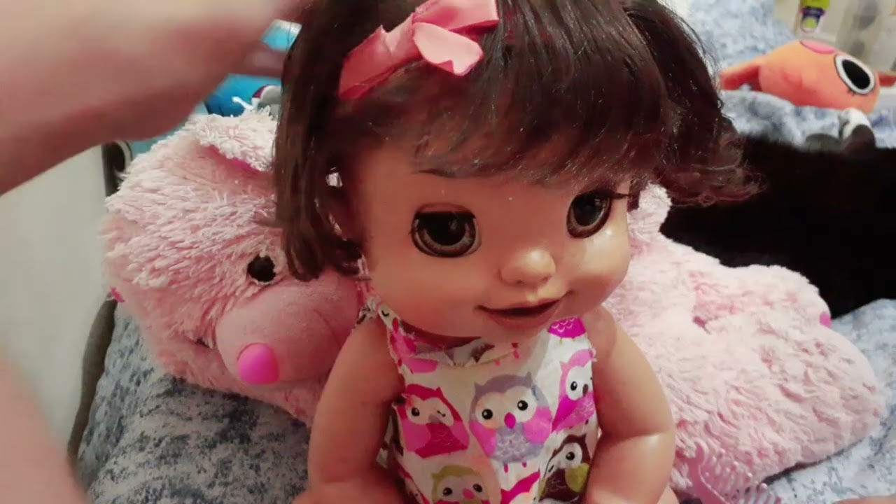 Como fazer o penteado nostálgico icônico na Baby alive hora do troninho(igual o da lily doll,vivixm)
