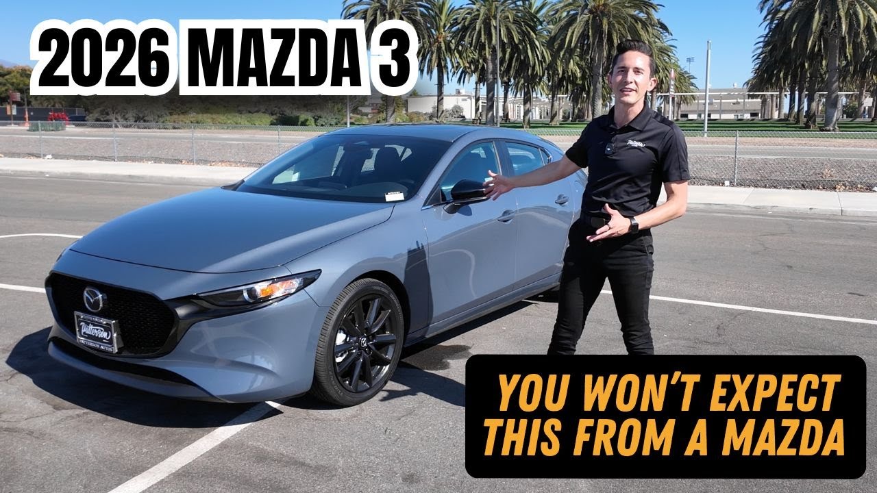 Прохождение Mazda3 2026 года | Омар из Tustin Mazda | Patterson Autos