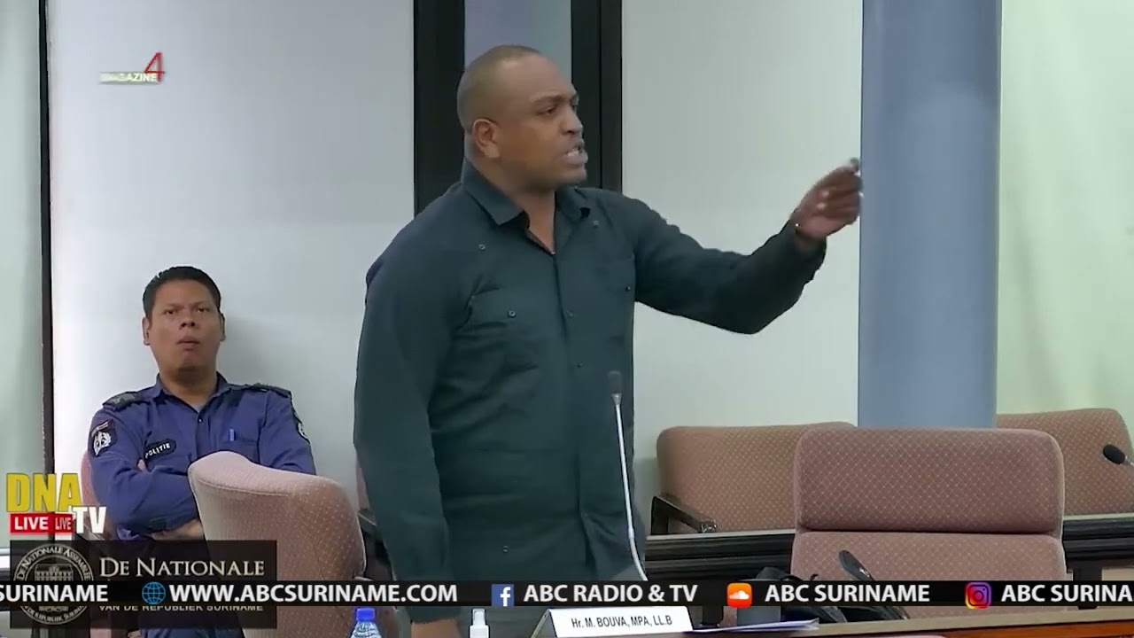 NDP-parlementariër Melvin Bouva uit DNA-vergaderzaal gezet - ABC