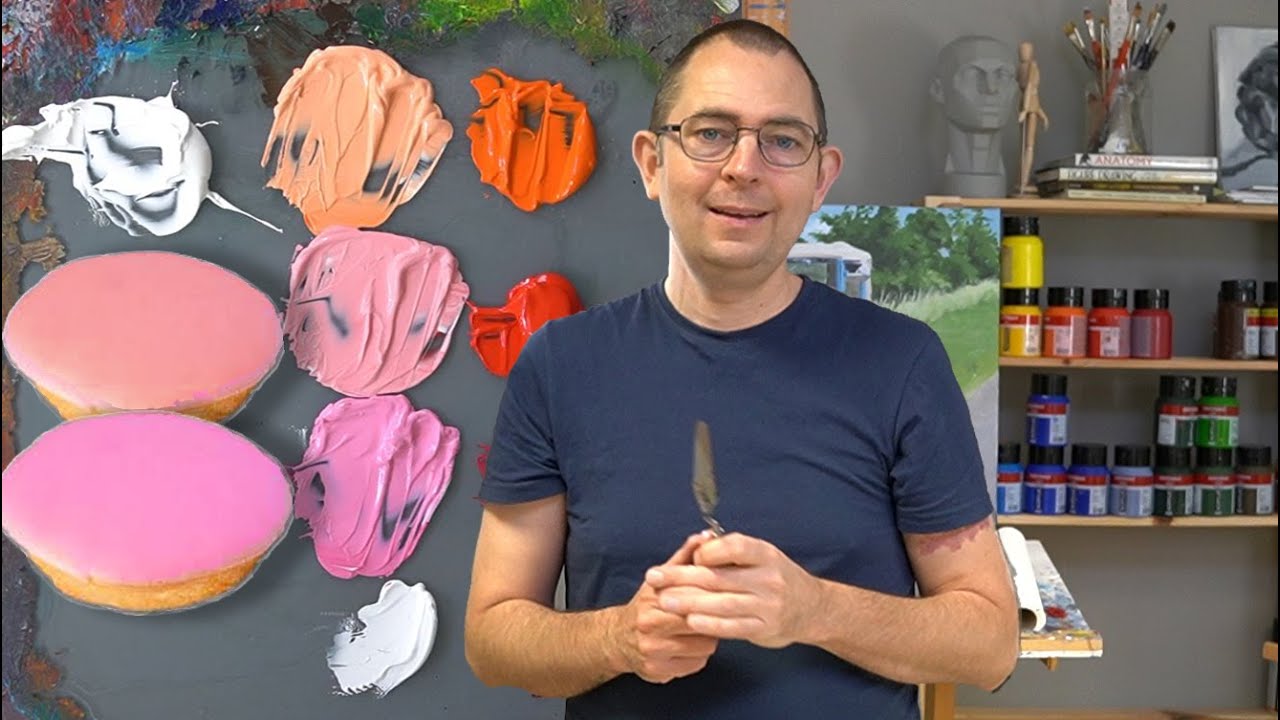 Hoe meng je roze met acrylverf? Kleuren mengen voor beginners.