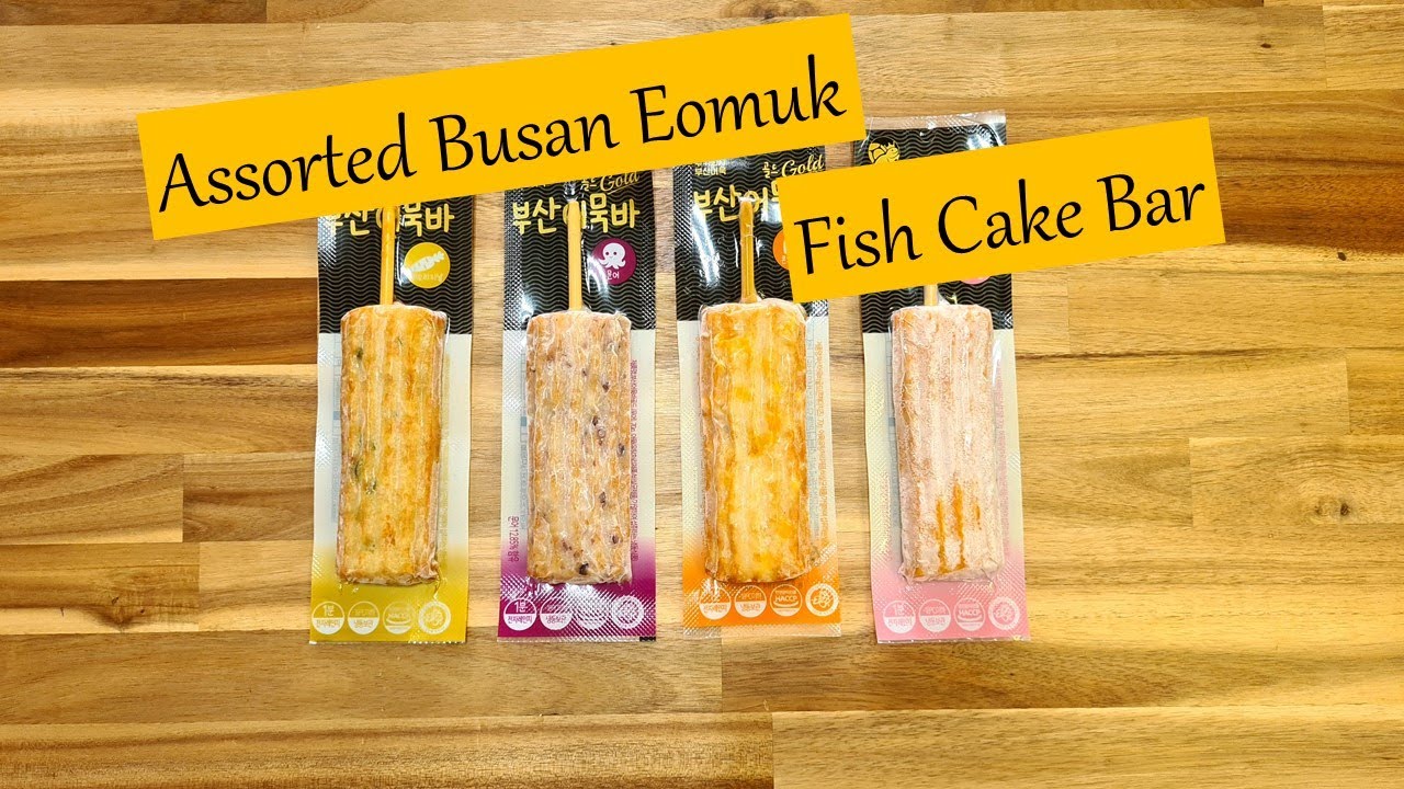 Busan Eomuk Fish Cake Bars | Flying Fish Roe, Octopus, Cheese & Original flavor