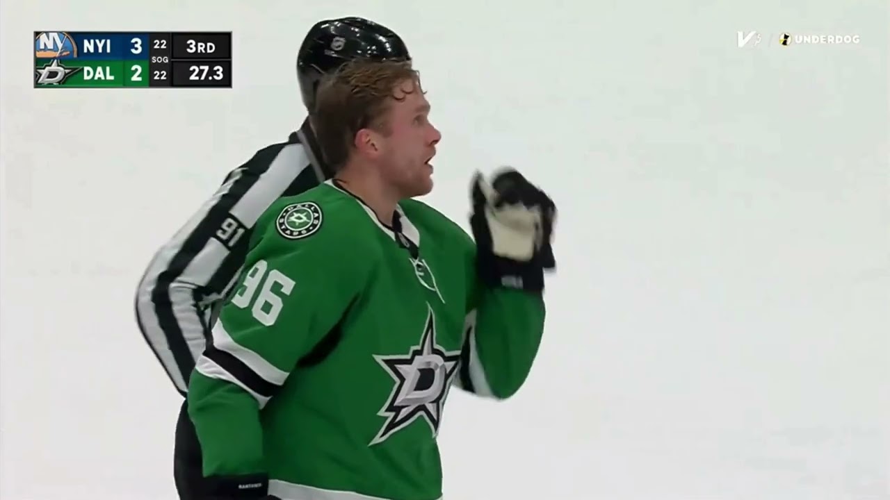 Mikko Rantanen Receives A Match Penalty For Boarding On Alexander Romanov