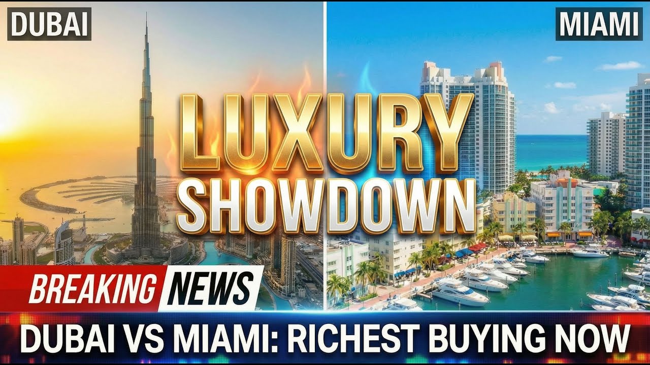 Dubai vs Miami The Real Reason 9,800 Millionaires Moved Here in 2025