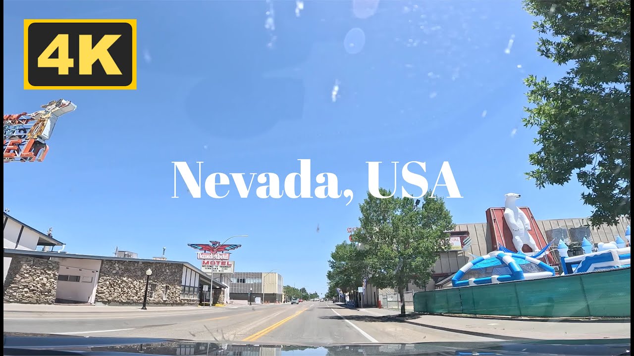 North Nevada State, USA 🇺🇸 4K Drive