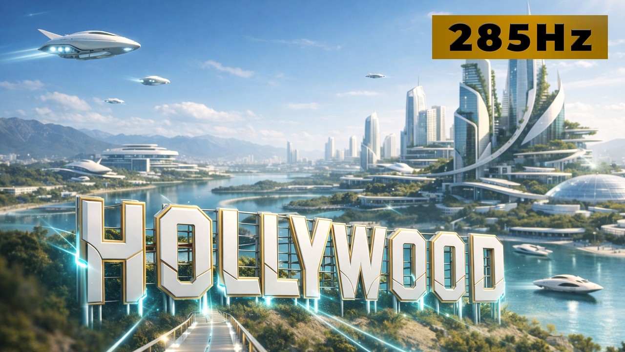 Los Angeles 24th Century | 285 Hz Tissue Healing Frequency | Futuristic Ambient