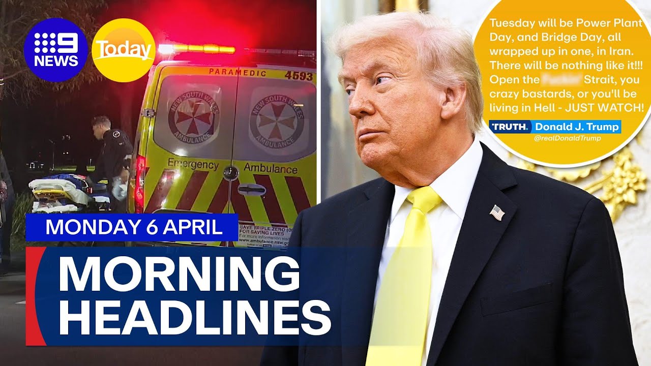 Caravan park gas bottle explosion; Trump issues new threat to Iran | 9 News Australia