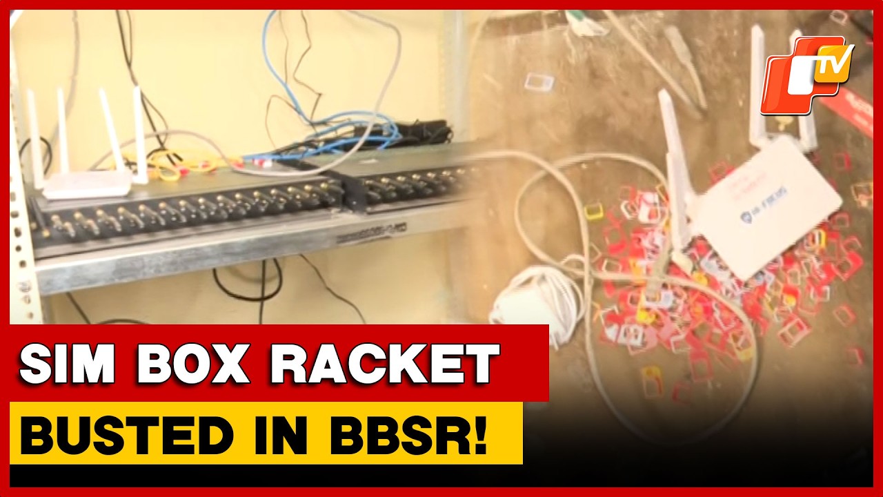 SIM Box Racket Busted Again In Bhubaneswar, Two Arrested | OTV