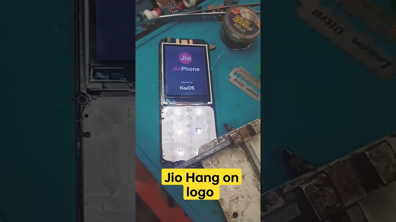 jio f320 hang on logo|| solution