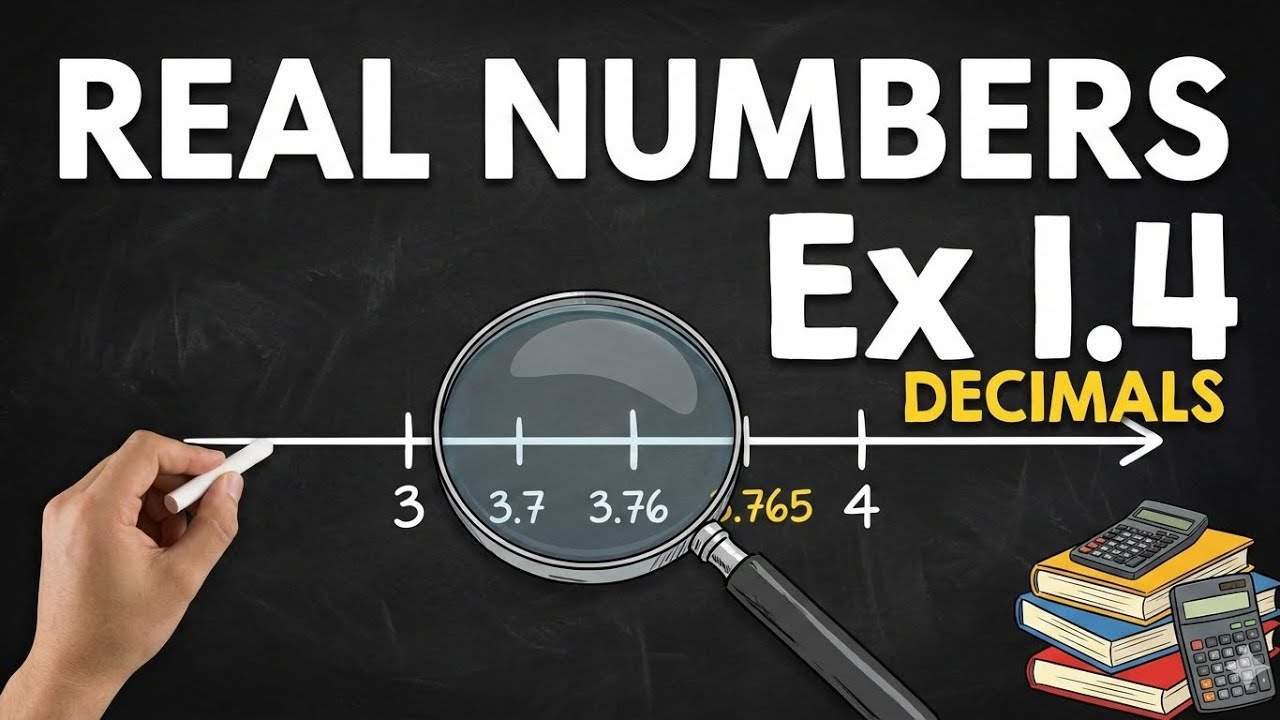 B.A/B.Sc/B.Com 2nd sem SEC Chapter 1 | Exercise 1.4 Real Numbers | Decimals & Rational Numbers