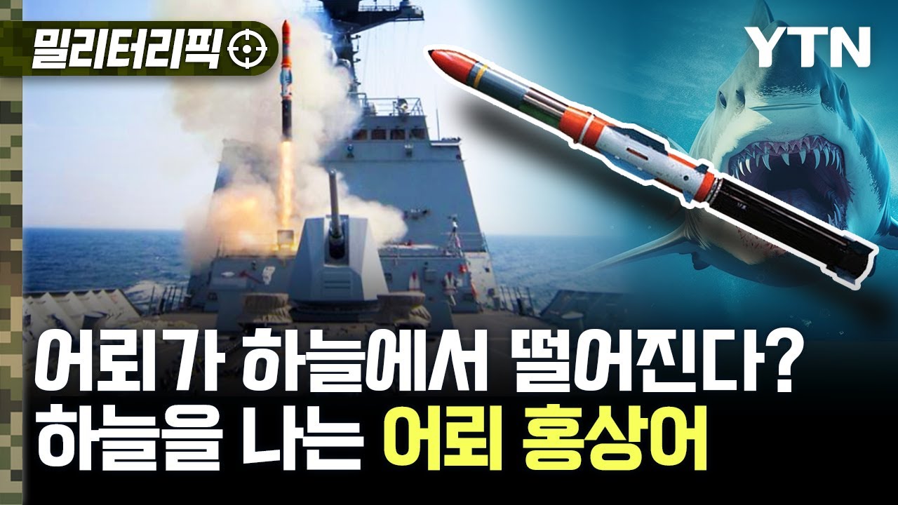 [밀리터리픽] 어뢰가 하늘에서 떨어진다?..하늘을 나는 어뢰 홍상어 / YTN