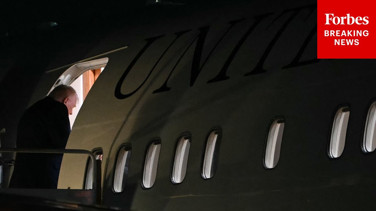 BREAKING NEWS: Trump Departs Florida On Air Force One En Route To Washington, D.C.
