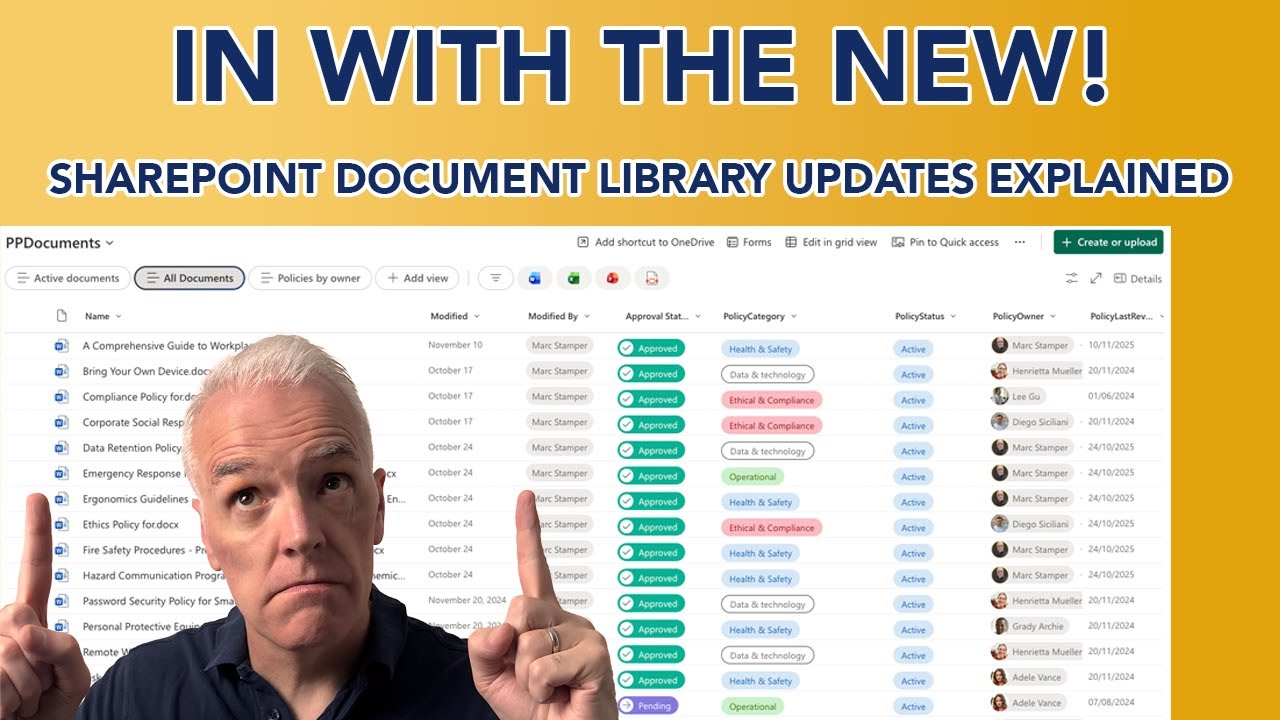 Master the new SharePoint Document Library interface in minutes