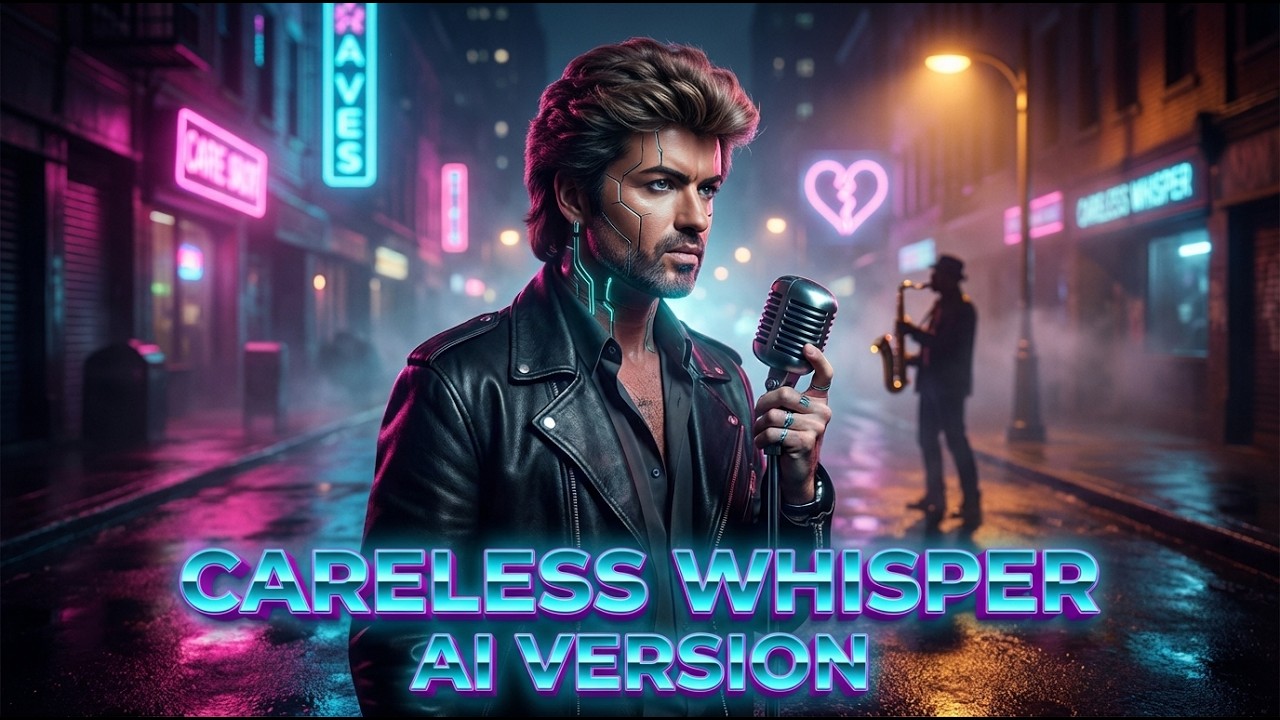 George Michael – Careless Whisper (AI Version) 🎷  Retro Futuristic Cover