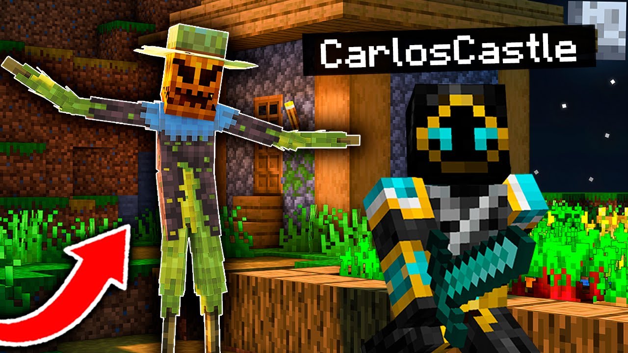 El NUEVO ESPANTAP&Aacute;JAROS de MINECRAFT vive en esta ALDEA! 😱