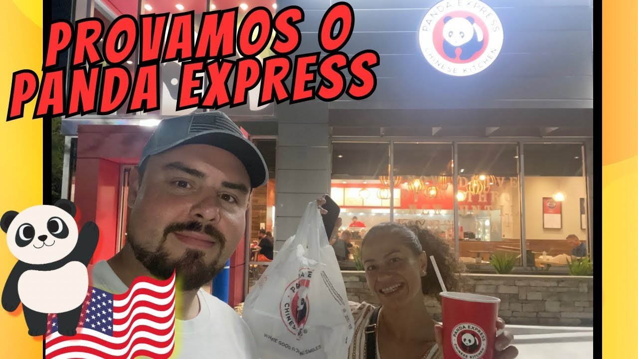Primeira vez no restaurante Panda express de Orlando 🇺🇸 #orlando #florida #food #dicas #viagem #usa