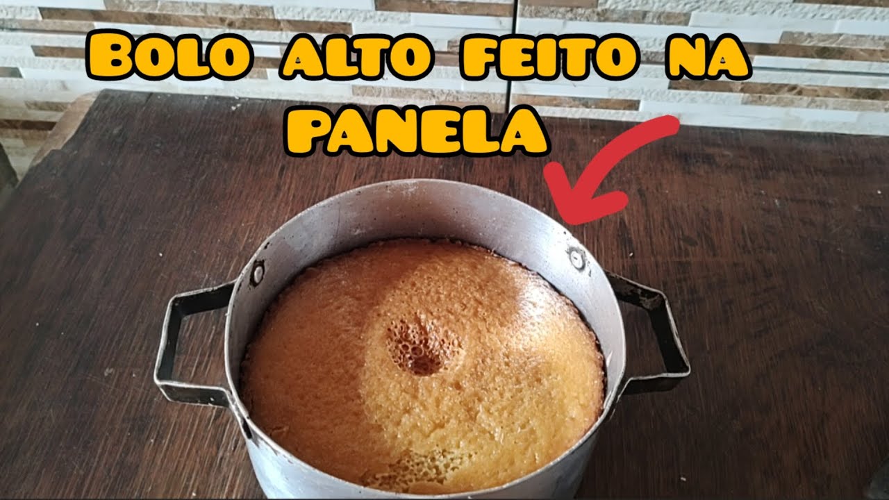 COMO FAZER BOLO NA PANELA/BOLO DE ANIVERS&Aacute;RIO/MASSA ALTA