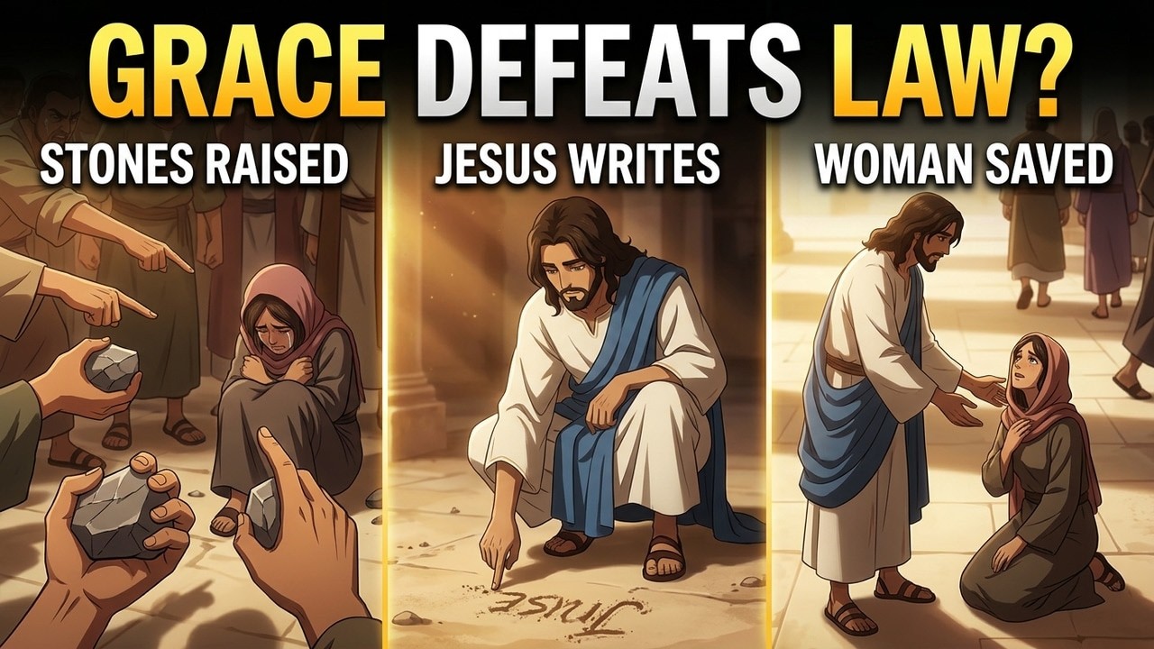 Jesus Saves Woman From Getting Stoned | Bible Anime