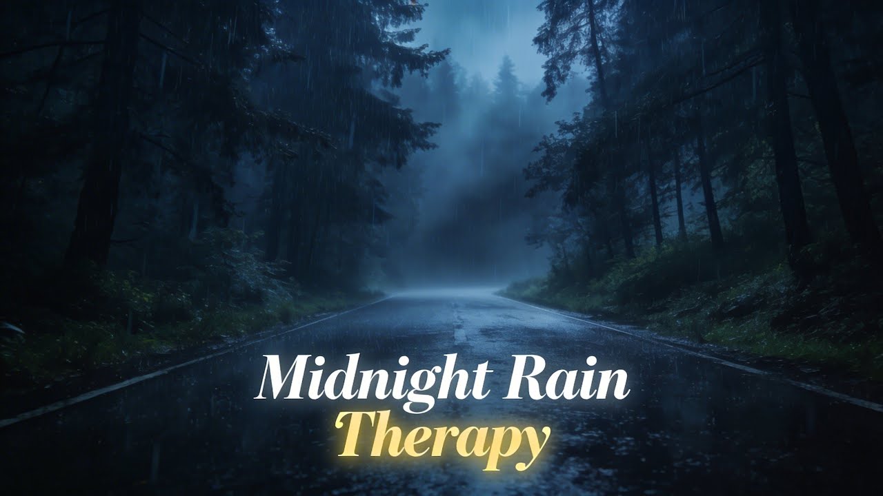 Midnight Rain Therapy | Relaxing Rain Sounds for Sleeping All Night