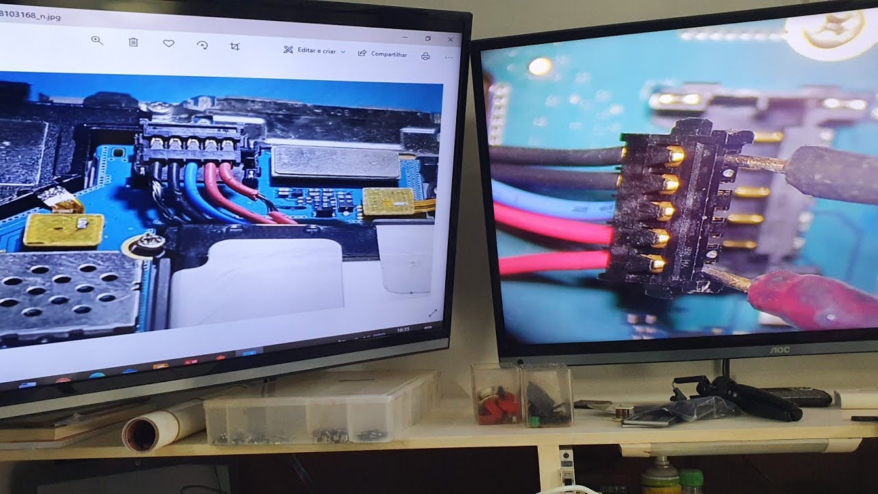 COMO REATIVAR ( DA CHOQUE) EM BATERIA DE TABLET.