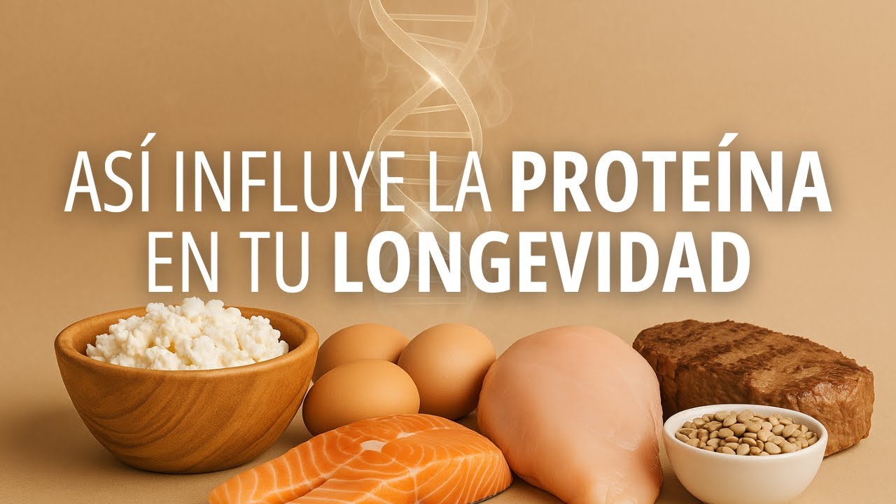 Así influye la proteína en tu longevidad (y cómo aprovecharla según tu genética)