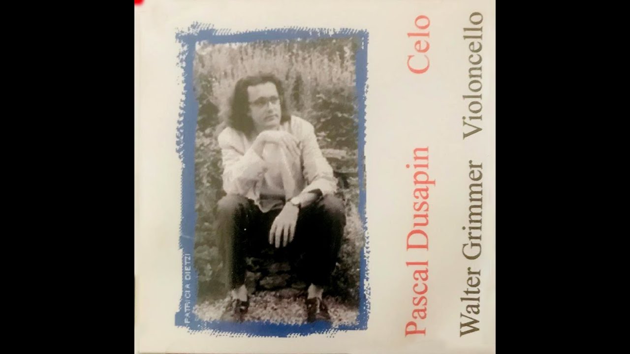 Pascal Dusapin - CELO - Concerto pour Violoncelle et Orchestre - Soliste: Walter Grimmer
