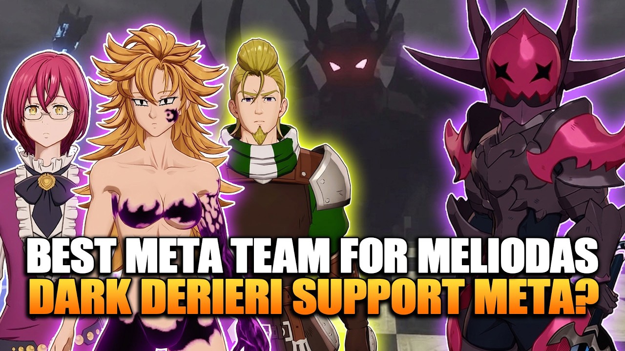 Лучшая мета-команда для Мелиодаса | Тест урона против Тараниса | The Seven Deadly Sins: Origin