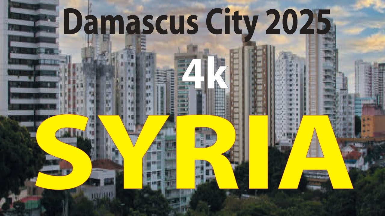 Damascus City - Syria 4K By Drone 2025