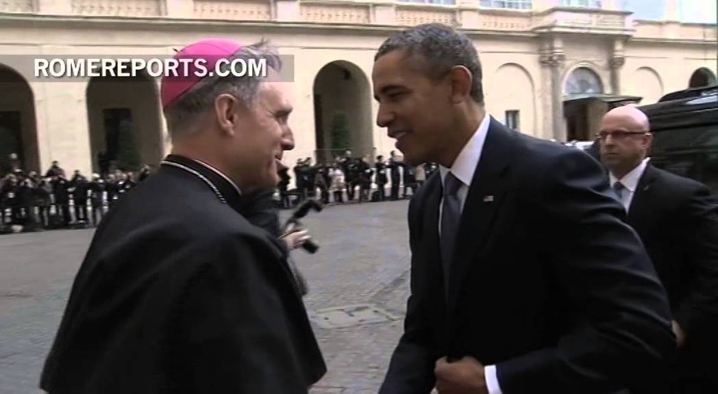 Pope Francis meets with President Obama