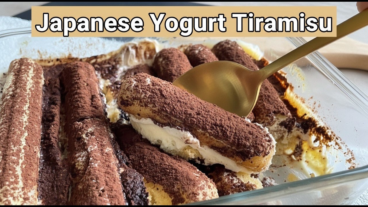 3 Ingredients. No Sugar. Viral Japanese Tiramisu!