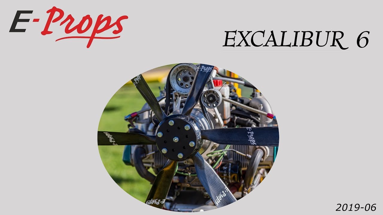 E-PROPS 6-blade propeller EXCALIBUR-6